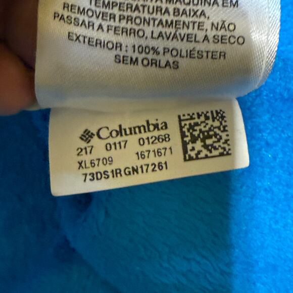 Columbia Fleece Zip Up Jacket Size L - Picture 9 of 12